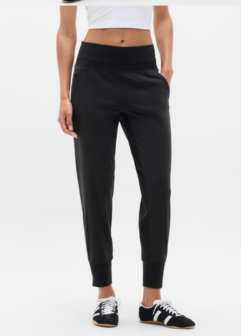 Athleta Venice High Rise Jogger Black Small T